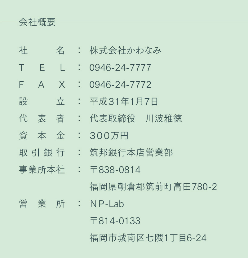 会社概要